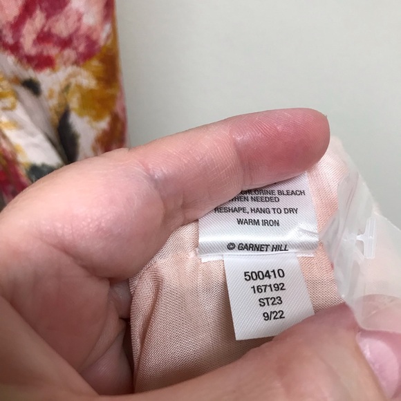 Garnet Hill Floral Wrap Dress 16 - Picture 10 of 11